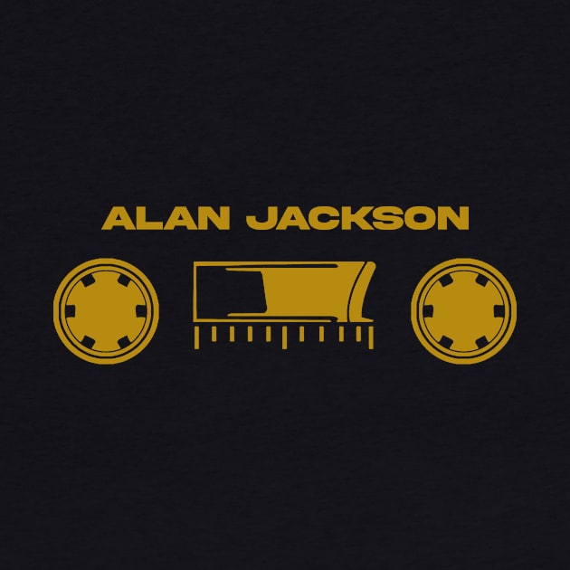 60s cassette with text Alan Jackson by mother earndt